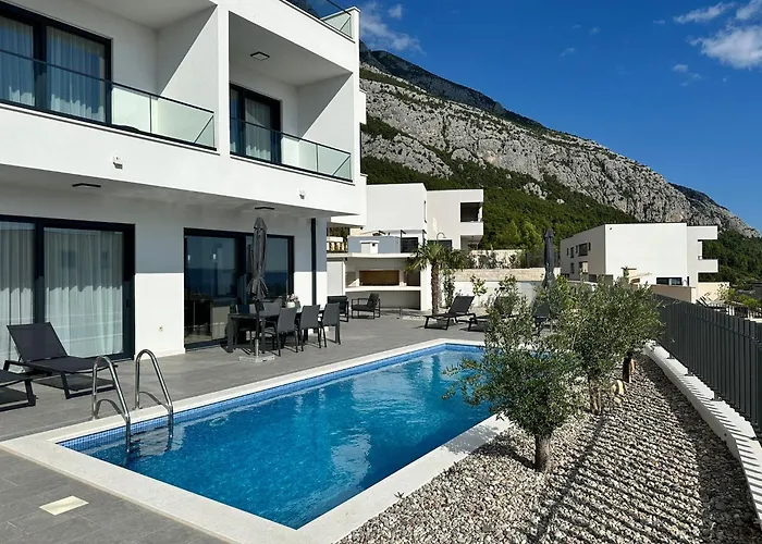 Di Sole - Heated Pool & Panoramic Sea View מאקרסקה